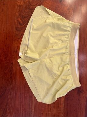 Light Yellow Athletic Shorts